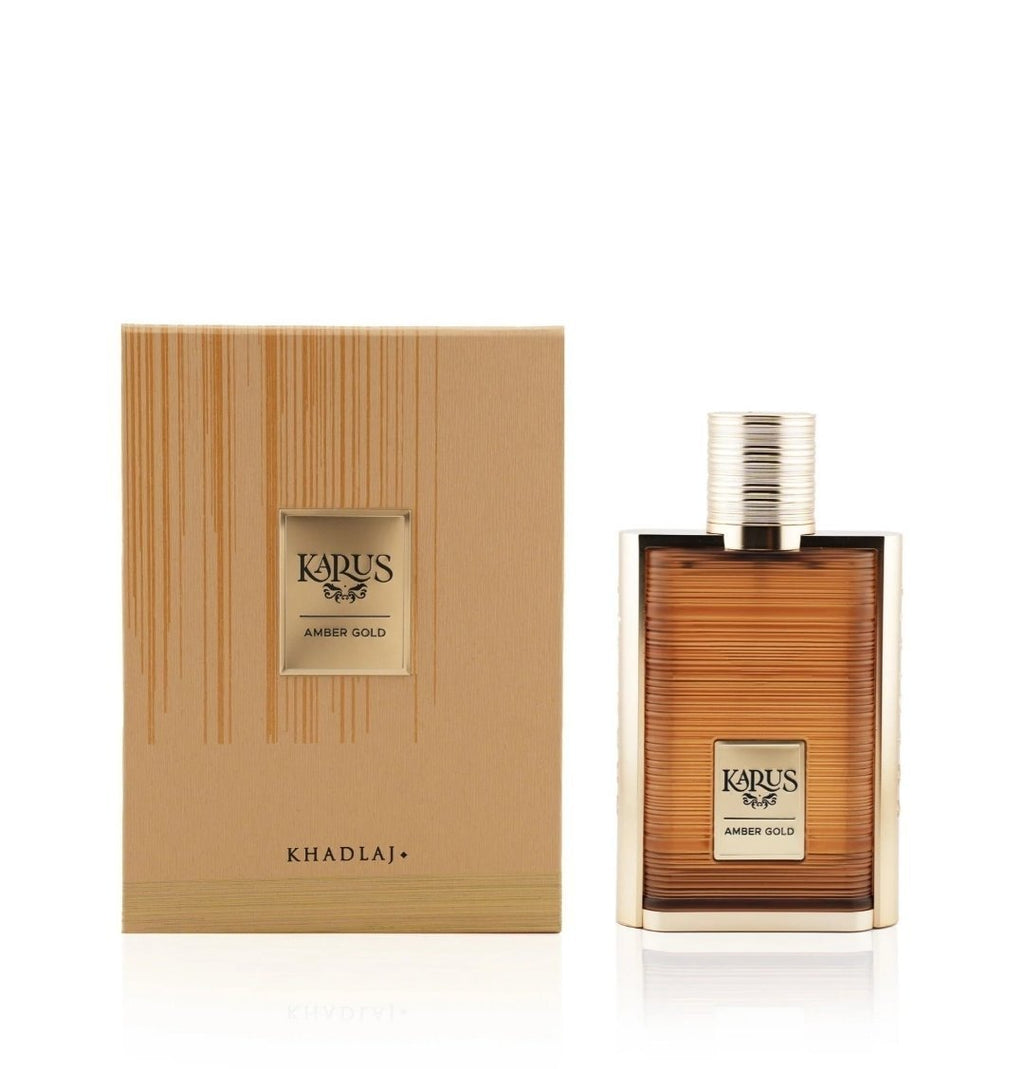 Khadlaj Karus Amber Gold EDP 100ML Unisex image 1