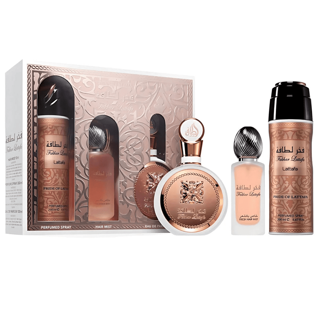 Lattafa Fakhar 3 Pcs Gift Set for Women image 1