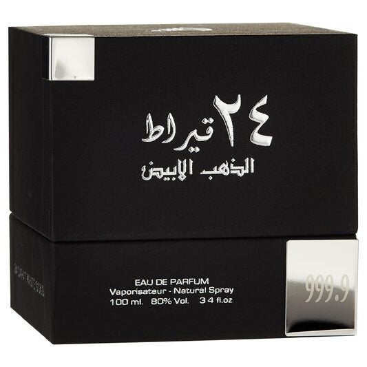 Lattafa 24 Carat White Gold EDP 100ML Unisex image 1