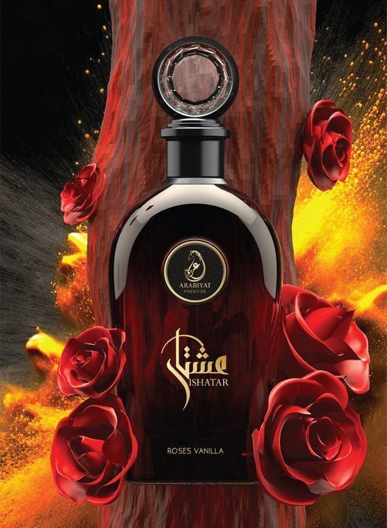 Arabiyat Prestige Ishatar Red Roses Vanilla EDP 110ML Unisex image 3