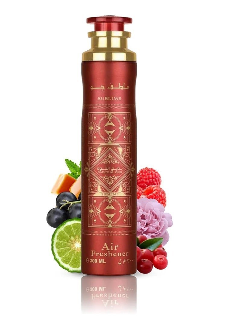 Lattafa Bade'e Al Oud Sublime Air Freshner 300ML image 1