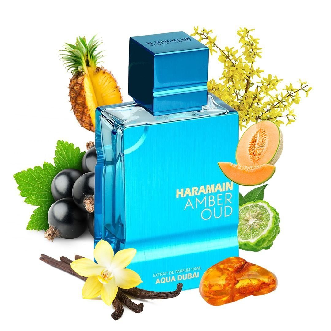 Al Haramain Amber Oud Aqua Dubai Extrait De Parfum Unisex image 2