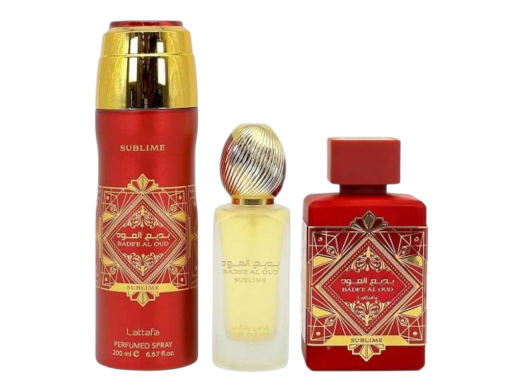 Lattafa Bade'e Al Oud Sublime Gift Set 3 Pcs Unisex image 0