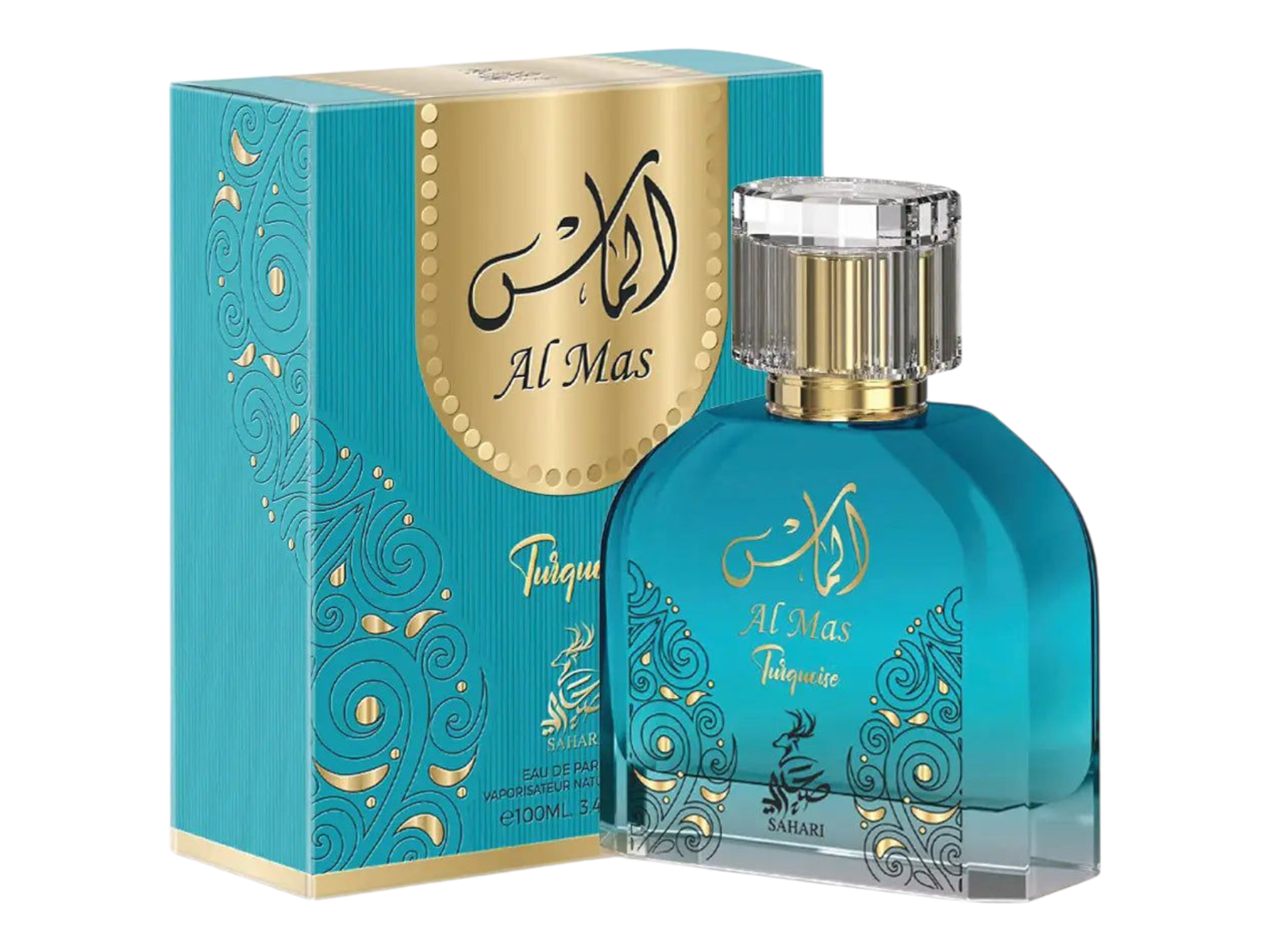 1000088597.png Sahari Al Mas Turquoise EDP 100ML Unisex - Image 1