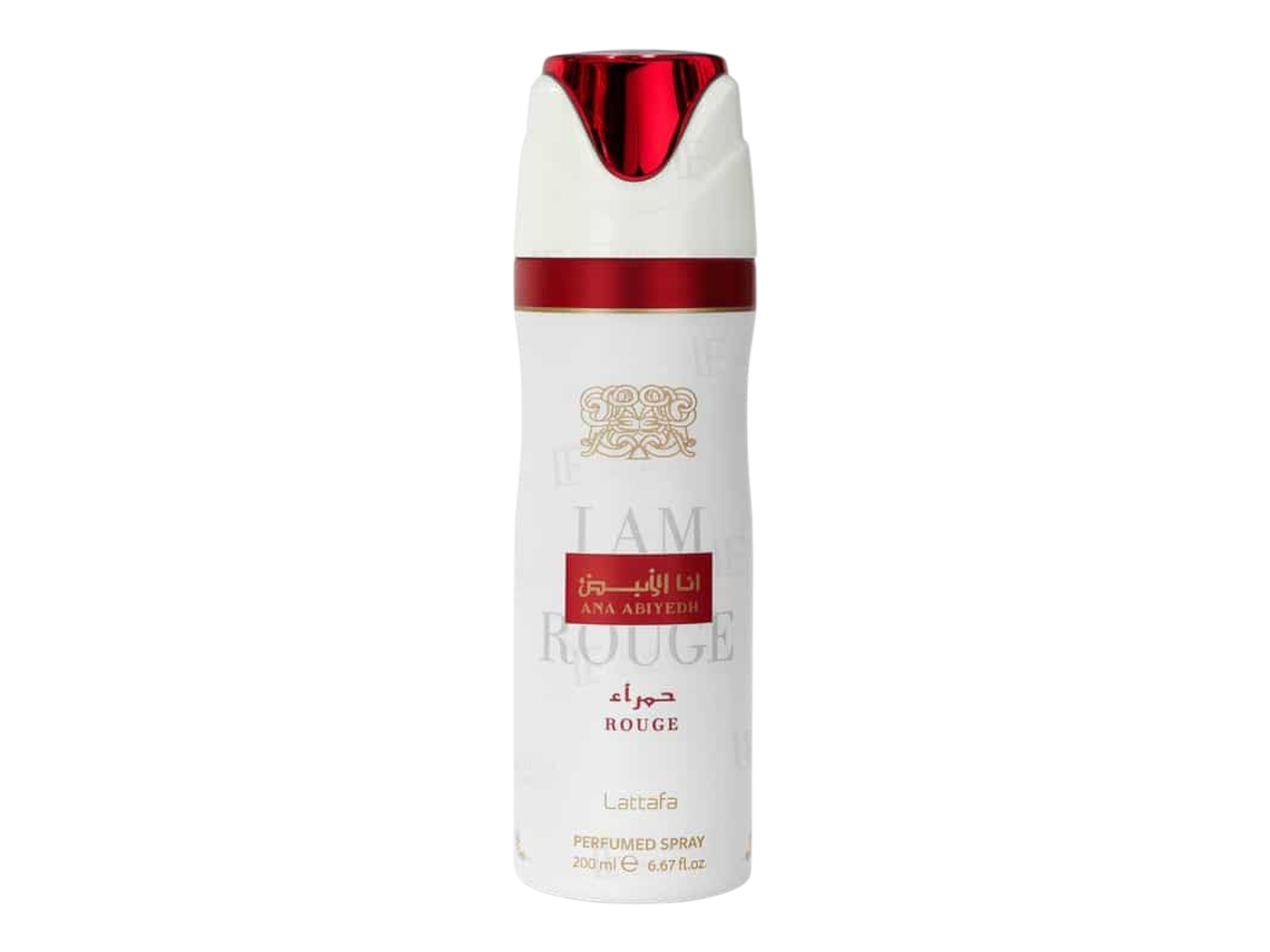 1000091143.png Lattafa Ana Abiyedh Red 200ML Body Spray Unisex - Image 1